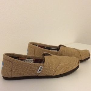 Toms Classic Burlap Women’s size 5.5